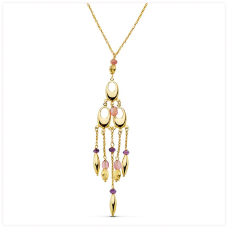 copia de 18K COLGANTE ORO AMARILLO LETRA O CON CIRCONITAS